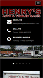 Mobile Screenshot of henrysautoandtrailers.com